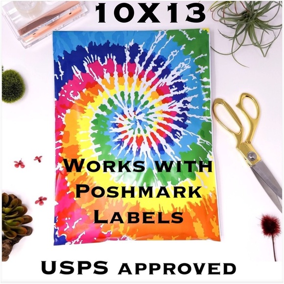 50 10X13 Poly Mailers Tye Dye Shipping Envelopes PRICE IS FIRM - Picture 6 of 10